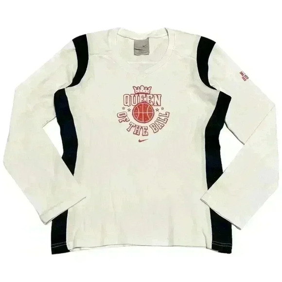Nike Tops - Nike Y2K Queen Of The Ball Sequin Basketball Long Sleeve